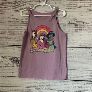 Girls Jumping Beans Purple Princess Squad Tank Top size 7